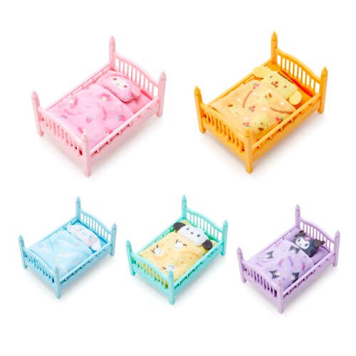 산리오 미니어쳐 컬렉션 시리즈 플로킹 인형용 침대 (마이멜로디/폼폼푸린)